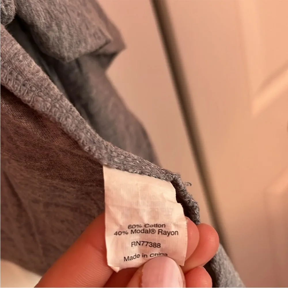 J. Crew Gray Shrug Sweater with Cascading Front - Image 3