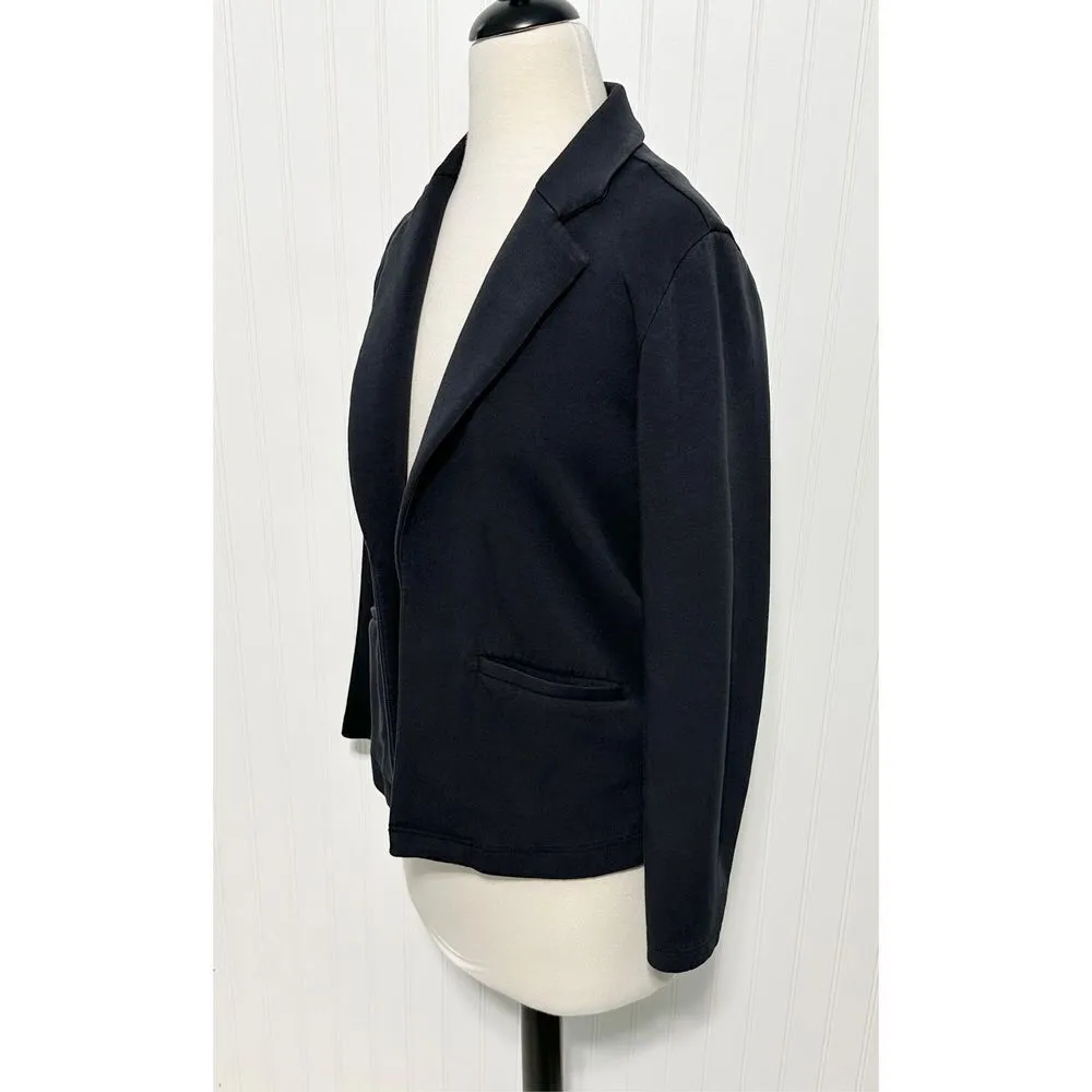 41 Hawthorn Women's Open Front Notch Lapel Blazer‎ Jacket Pockets Black Small Black - Image 7