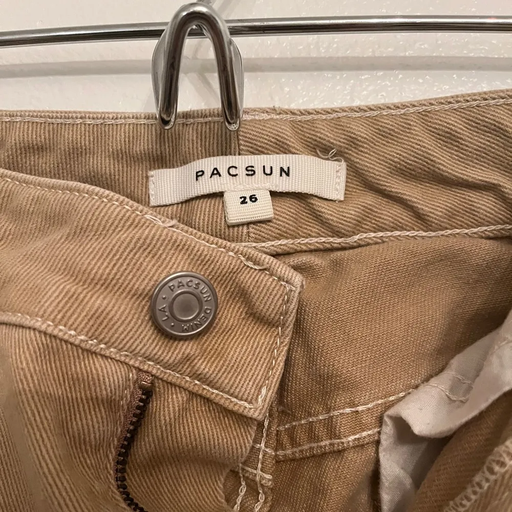 Pacsun Tan Brown Curvy Jeans - Image 4