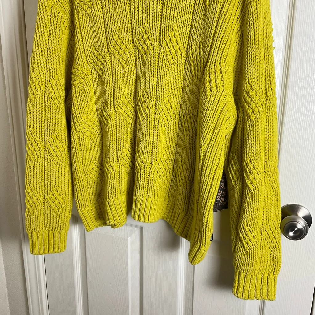 Vans Suzie Cable Crew Sweater Women’s Size X-Large - Image 6