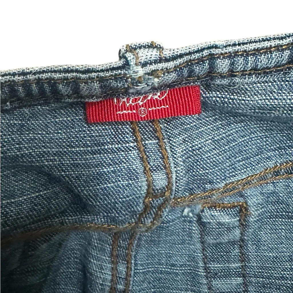 Mossimo Vintage Denim Jean Skirt Low Rise 90s Y2K Cowboy Festival Size Small Blue - Image 2