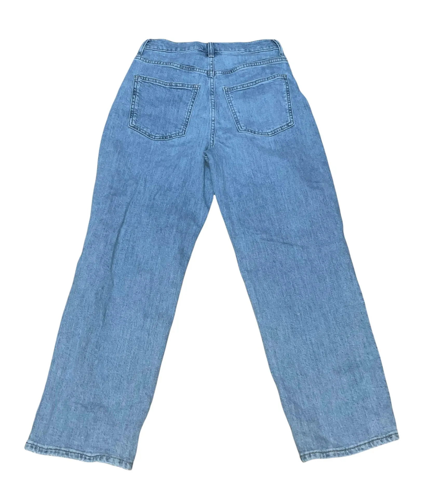 Universal Threads Vintage Straight Button fly Distressed Cropped Jeans - Image 5