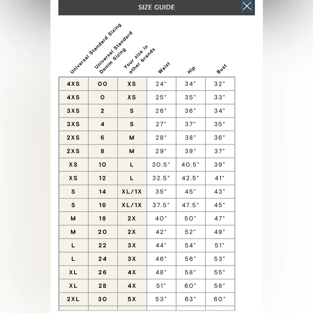 NWT Universal Standard Midnight Black Wide-Leg Jeans High Rise Women's 0 (XS) - Image 10