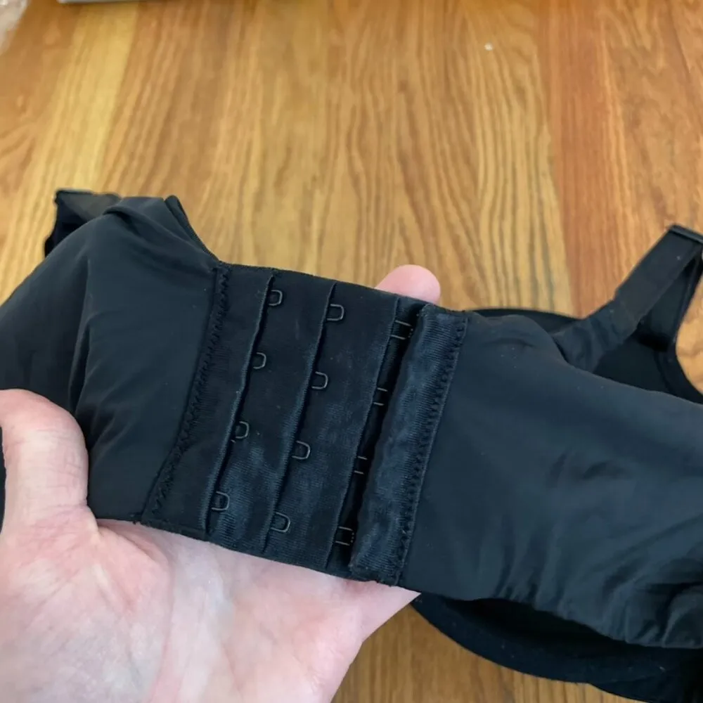 TORRID Plus Size Perfect T-Shirt Bra Solid Black Bow w/ Cutout Underwire 44DDD - Image 9