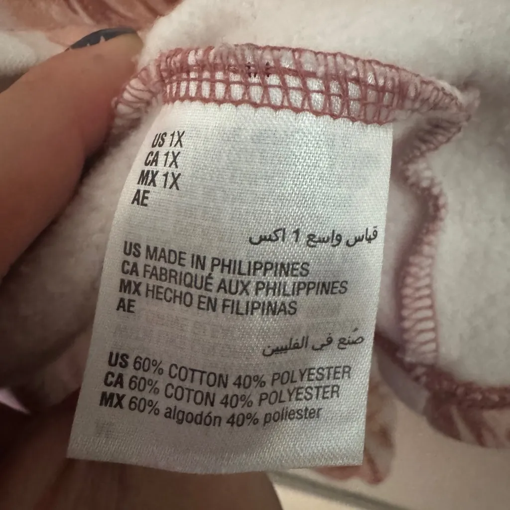 Jenni  Marble Print Dusty Rose Hoodie - Image 7