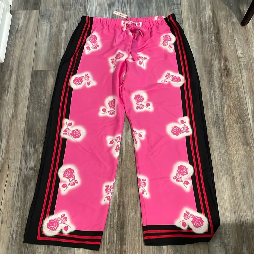 VICTORIA’S SECRET PINK FLORAL PANTS XL NEW - Image 3