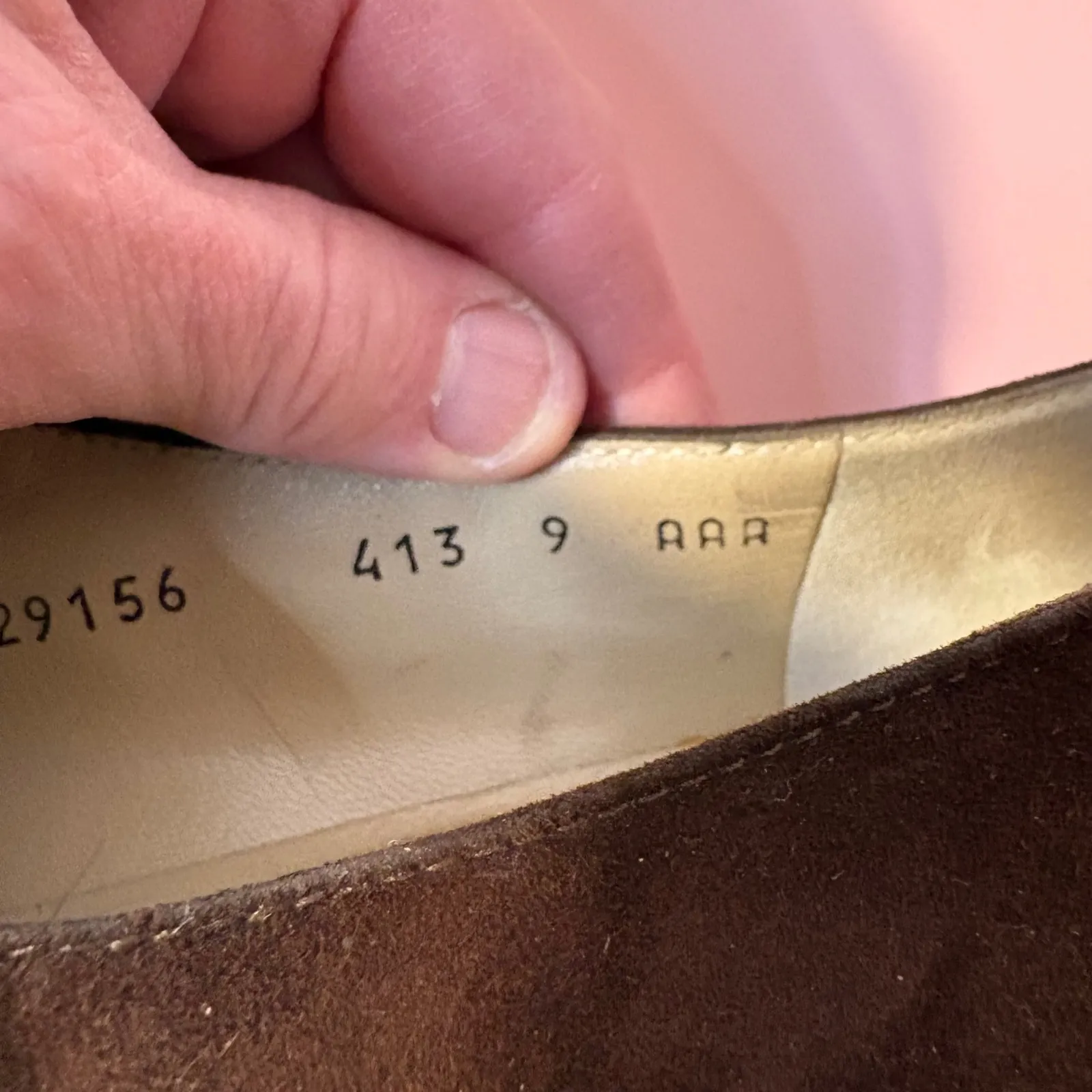 Salvatore Ferragamo Monk Strap Suede Loafers women's Size 9 AAA Brown Italy VTG - Image 7