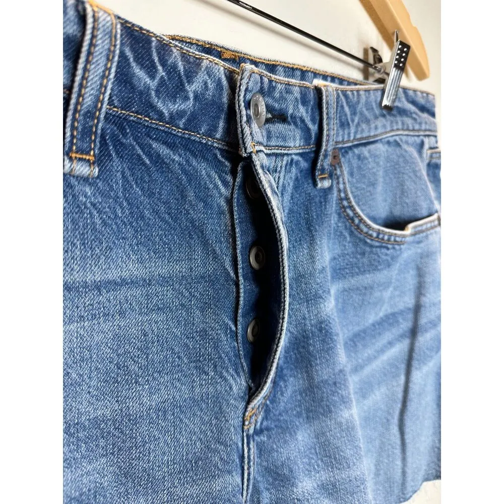 rag & bone Women's Size 31 Blue Dre Low-rise Denim Cut Off Shorts NWT - Image 11