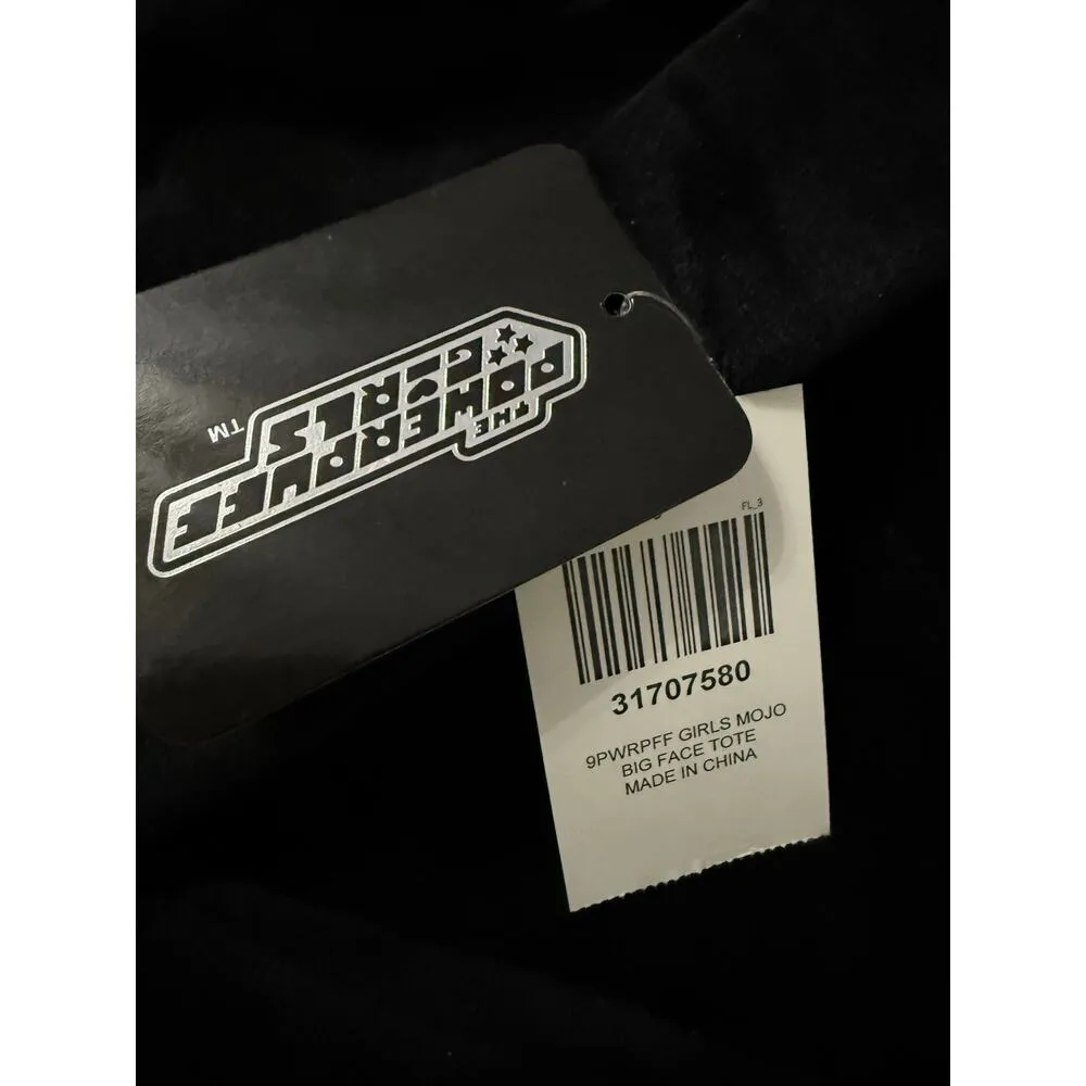 NWT The Powerpuff Girls Mojo Jojo Monkey Face Plush Tote Bag Purse y2k 2000’s Black - Image 5