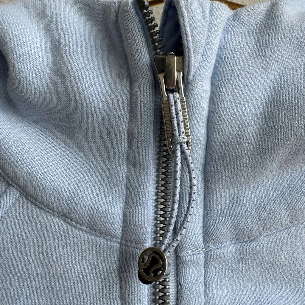 Lululemon  Scuba Oversized 1/2 Zip Hoodie Light Blue 2024 Release Size XS / SMALL - Image 2
