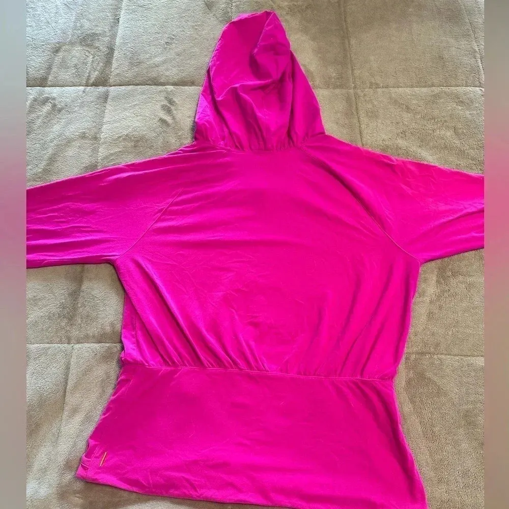 Lucy Hoodie Size Large Hot Pink Athletic Cropped Casual - Image 7
