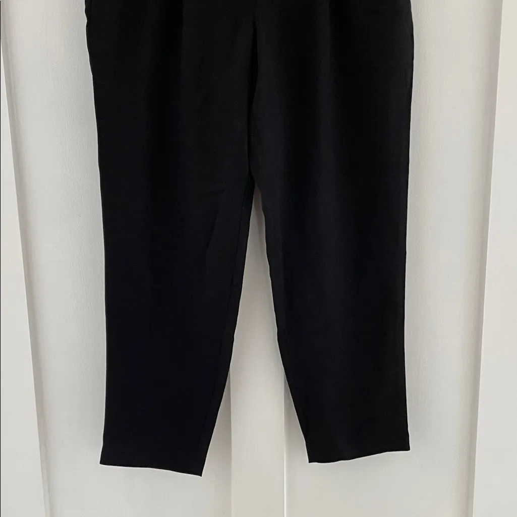 LOFT Emory Taper Pants High Rise Ankle Length Business Career Black Size 6 NWT - Image 10
