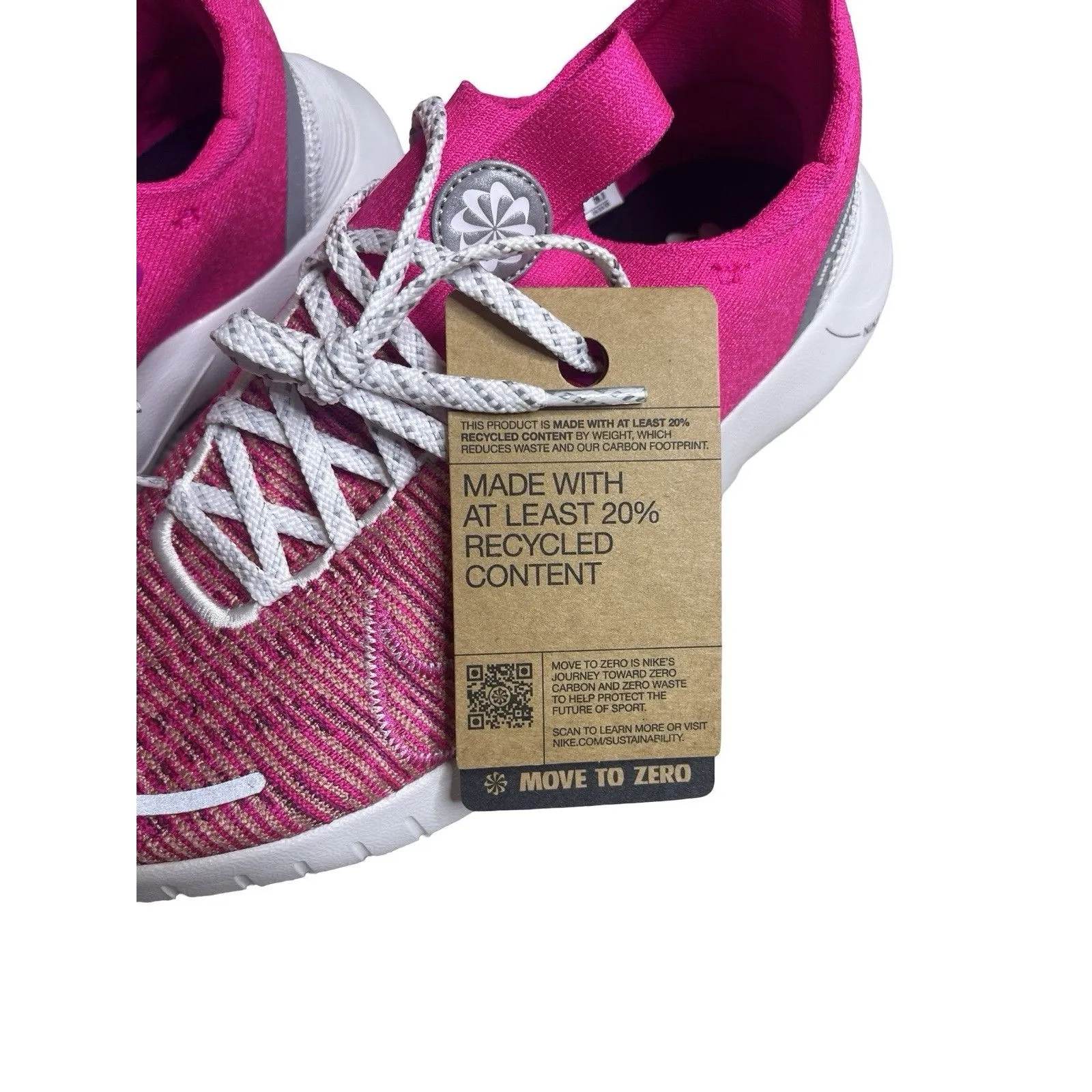 Nike by You Shoes Women Pink Size 9.5 Mesh Athletic Running Flyknit - Image 12