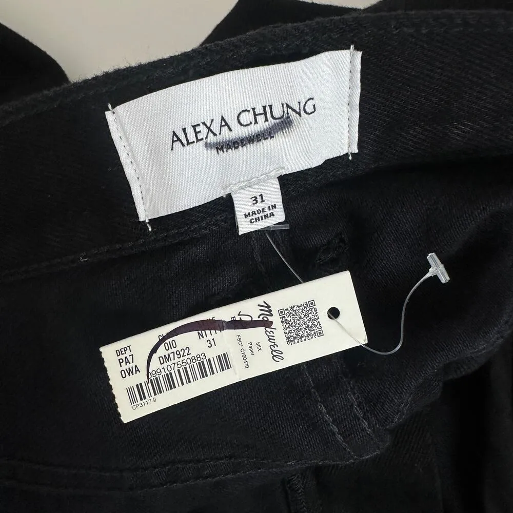 Madewell The Alexa Dream Jean Outridge Wash Black High Rise Bootcut US 31 NWT - Image 12