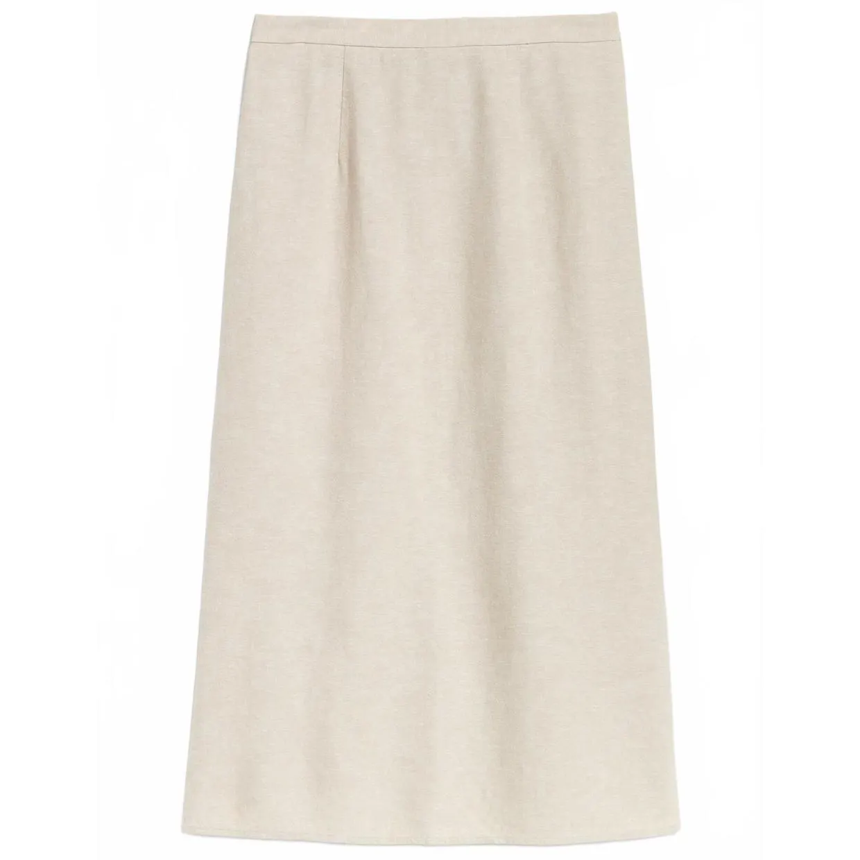 Tall Mid-Rise Linen-Blend Midi Skirt Old Navy Neutral NWT Large Tall - Image 2