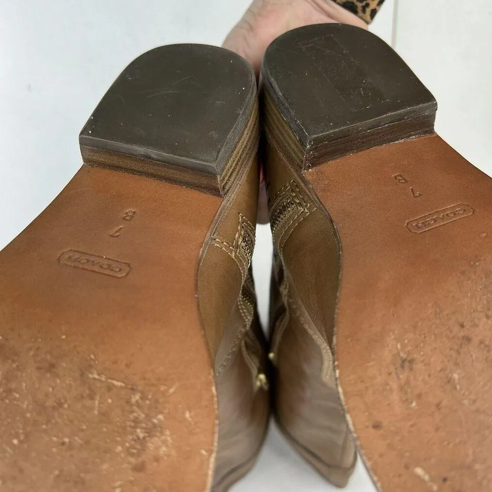 Coach Size 7 Boots Laguna Leather Knee High Tall Horse Riding Equestrian Women's - Image 14