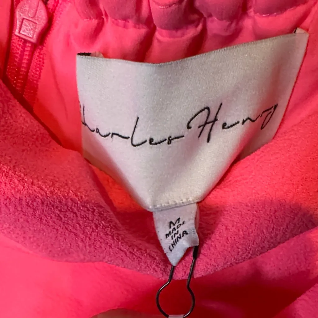 Charles Henry Strapless Hot Pink Dress - Image 4