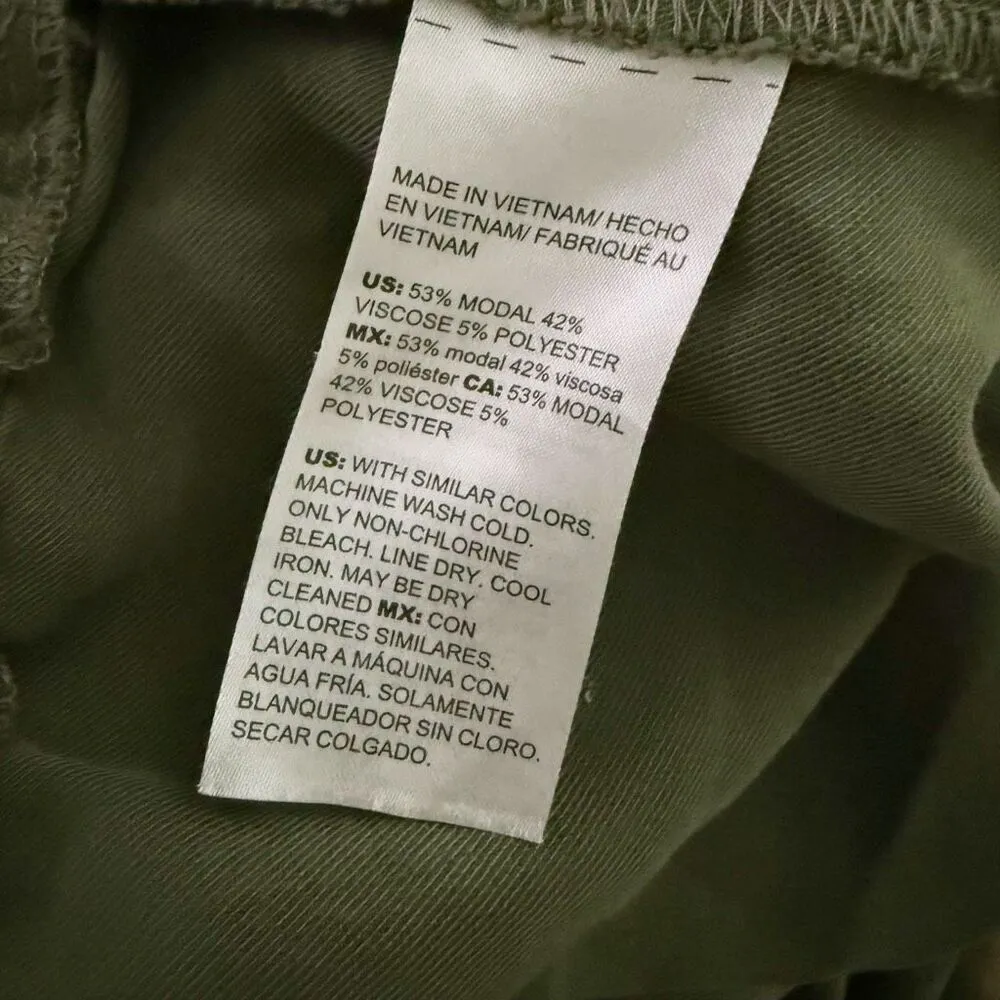 CHICO'S | Oversized Loose Pull On Casual Pants Drawstring | Vanity Size 4 (20) - Image 8