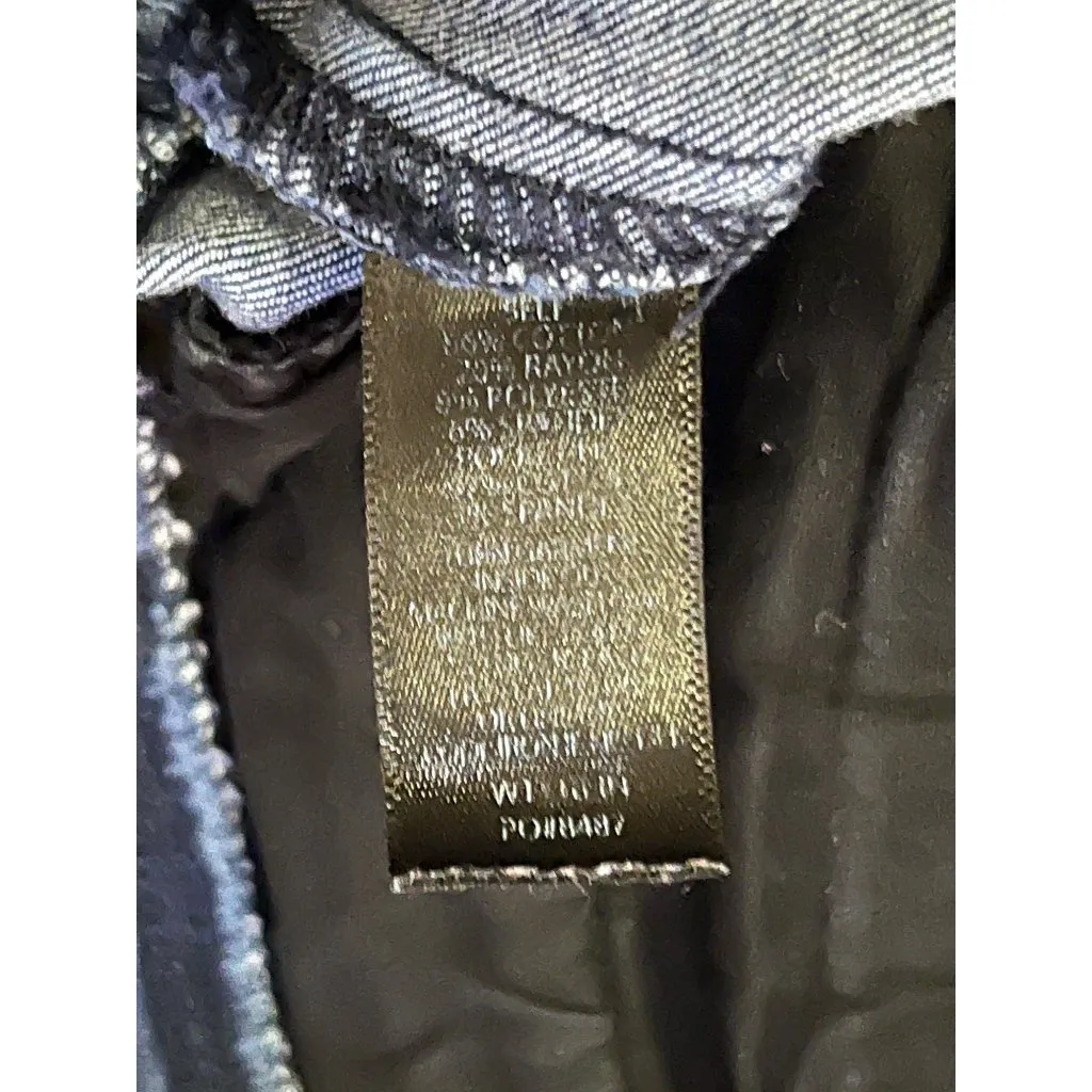 Betabrand Pull-On Jeans Womens L Long Used Blue Stretch Bootcut Pants Tall - Image 7