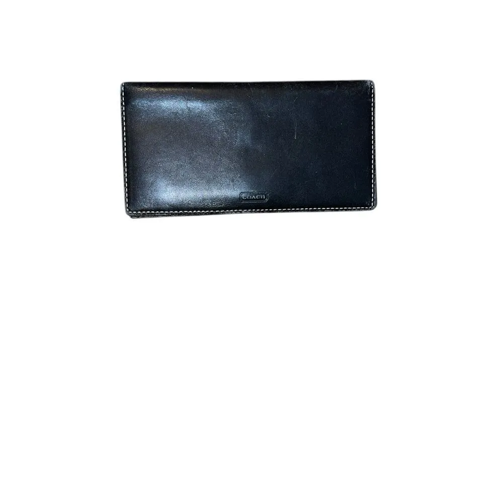 Coach Black Leather Card Holder - Image 2