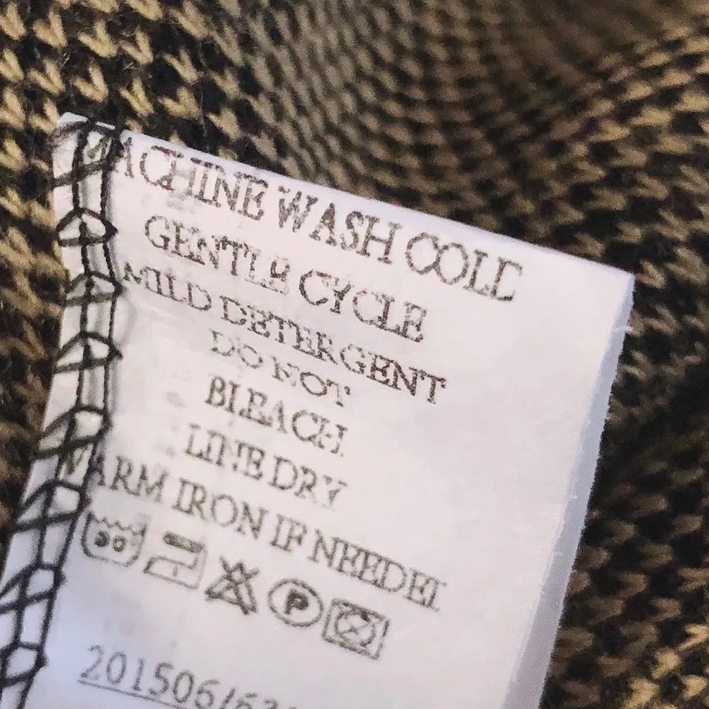 Vasna Leopard Sweater Dress (Made in Italy) Pocket Cowl Neck Mustard Size XL NWT - Image 9