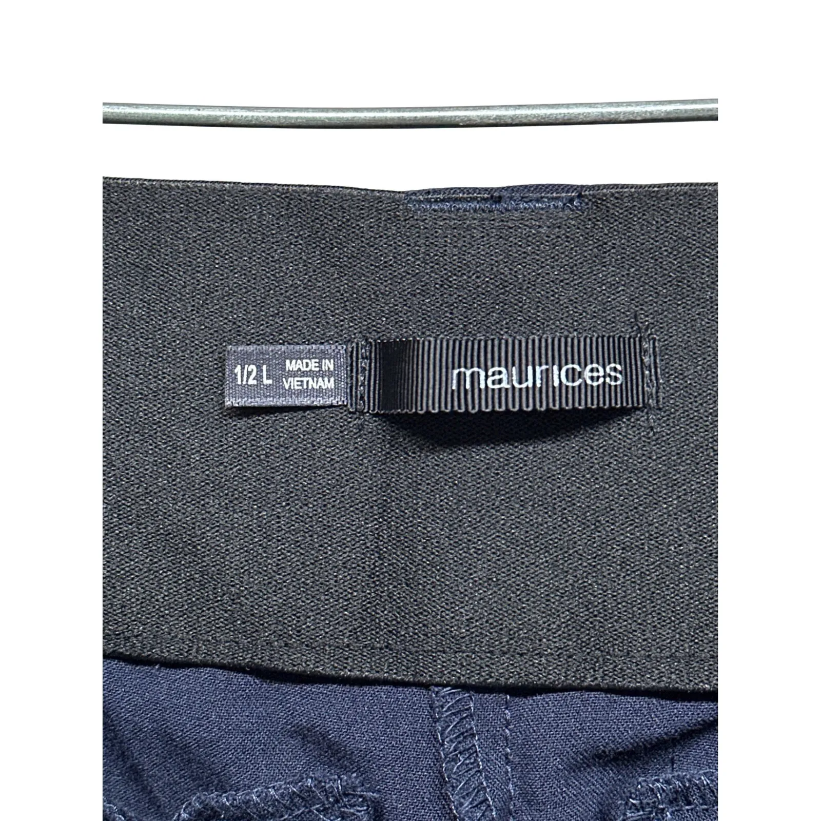 Maurices Womens Navy Blue Dress Pants Size 1/2 L - Image 3