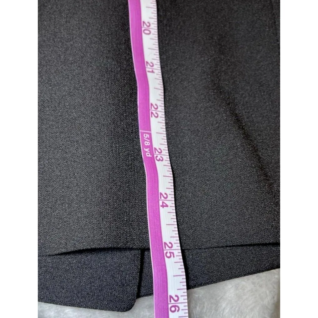 Kasper Blazer Womens 12 Black Suit Jacket 1 Button‎ Work Formal Office Career - Image 16