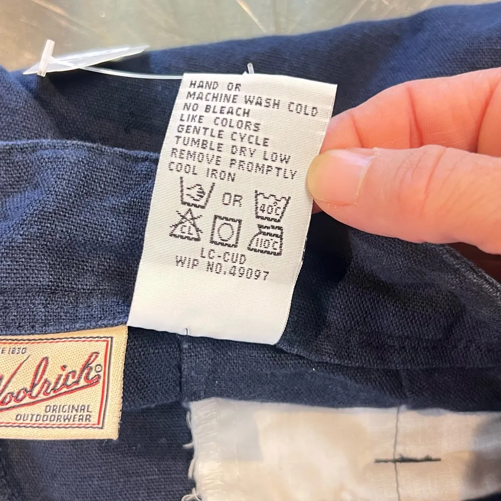 Woolrich Linen Blend Shorts - Image 8