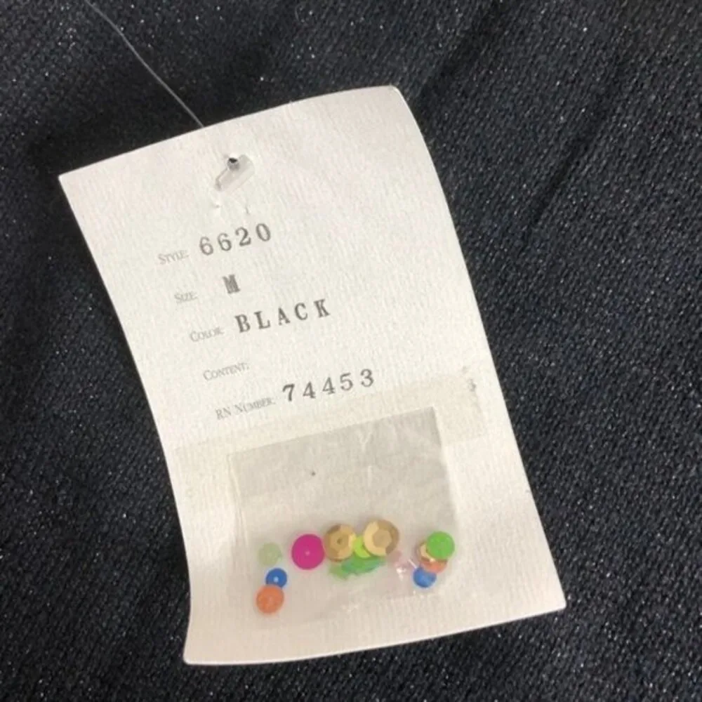 DESIGN OPTIONS Black Christmas Sweater Philip Jane Gordon NEW Size Medium XMAS - Image 11