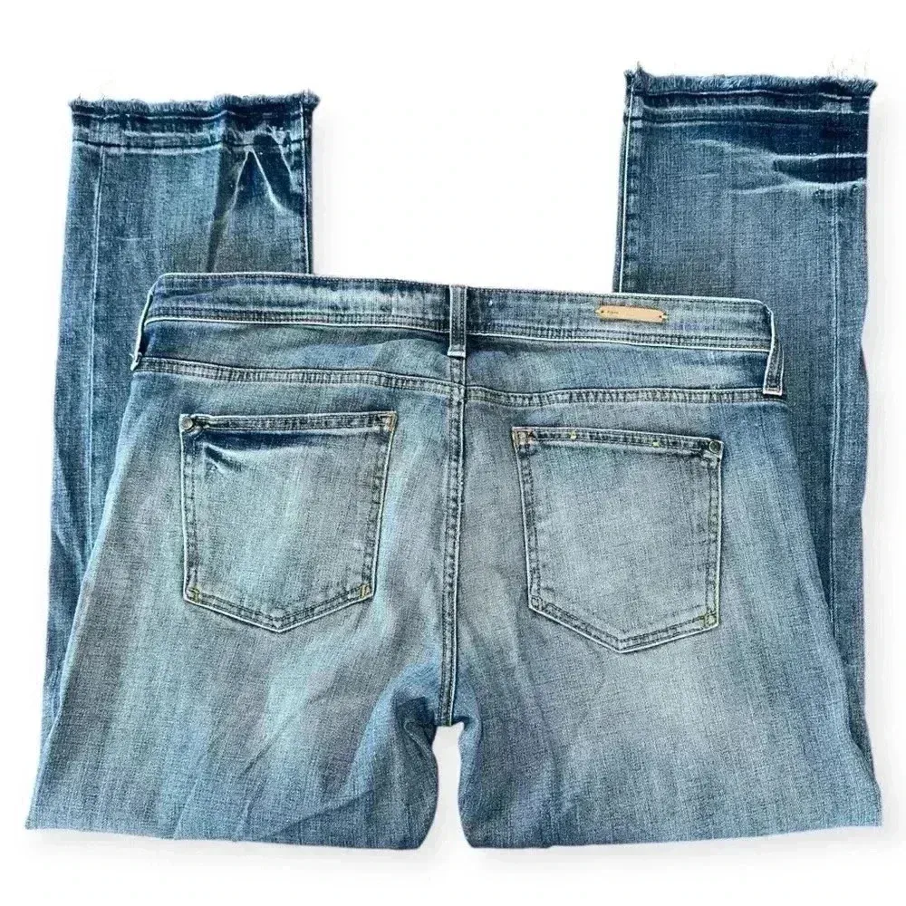 Pilcro and letterpress hyphen women's frayed hem jeans size 32 - Image 2