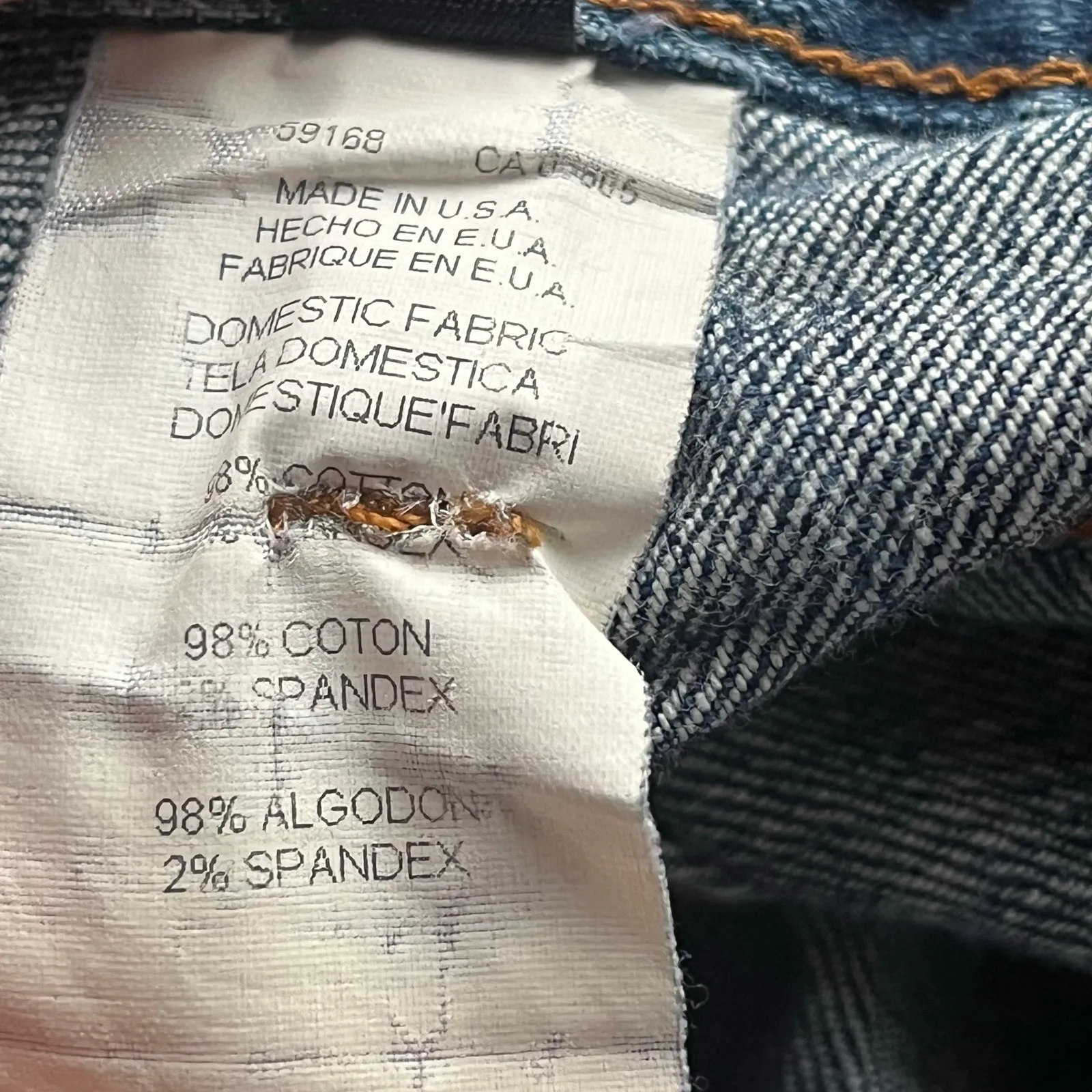 Karen Kane Women's Vintage Straight Leg Blue Jeans Size 14 - Image 8