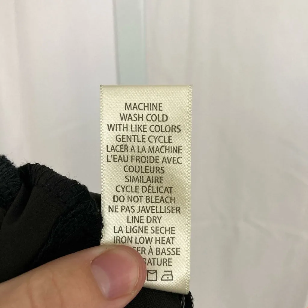 Max Studio Nordstrom NEW Women's Size X-Large Pull On Black Stretchy Joggers - Image 6