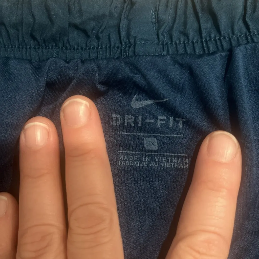 Nike Dri-fit Tempo Running Shorts 847761 Women Plus Size 2X Teal Blue - Image 3