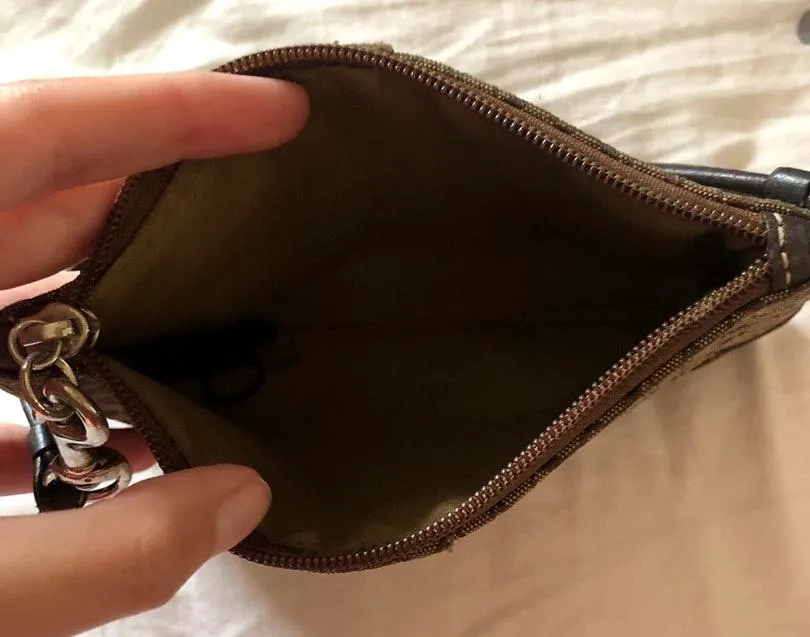 Coach Brown  Wristlet - Image 2