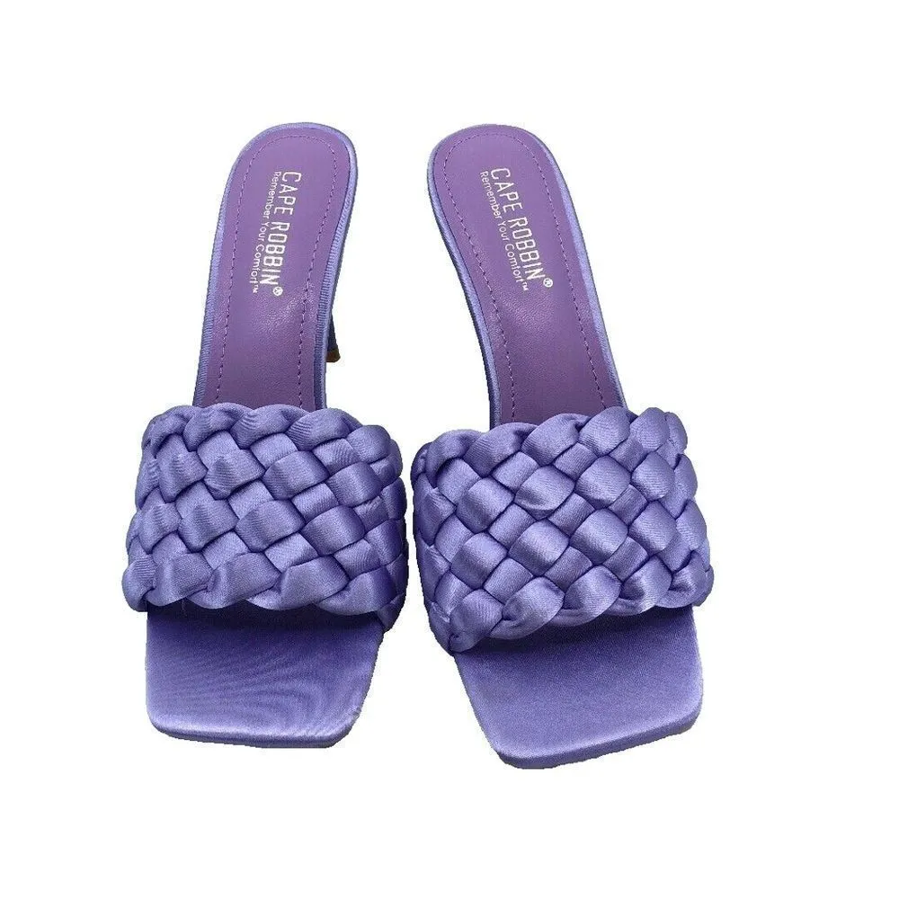 Cape Robbins Miella weaved heel sandals size 7.5 - Image 2