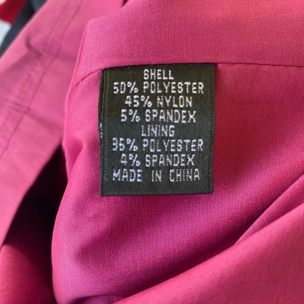 Adrianna Papell Raspberry Taffeta Sheath Midi Dress sz 6 Pleated Formal Cocktail - Image 6