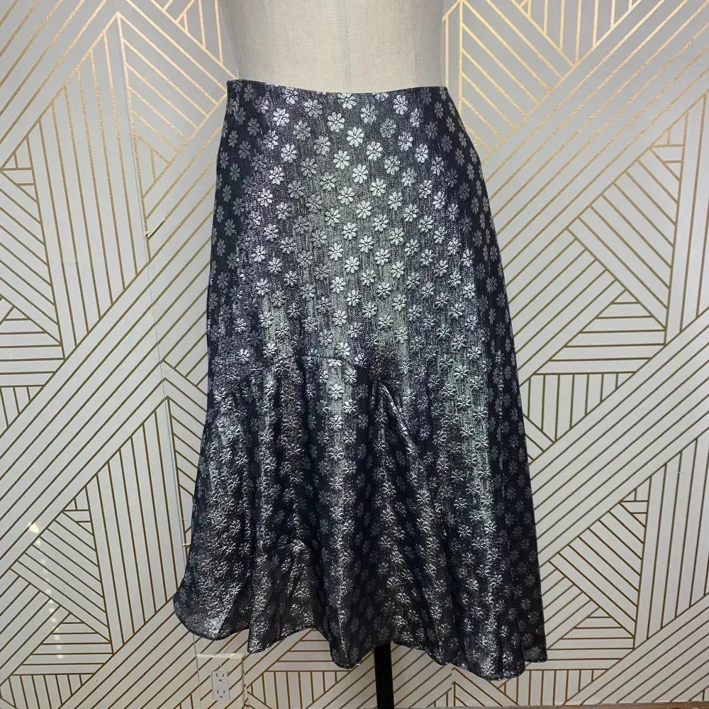 Dodo Bar Or Kathy Lurex Metallic Floral‎ Tiered A - Image 3