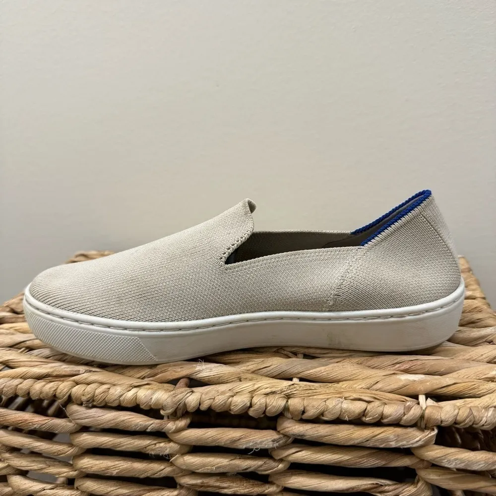 Rothy's Cream The Original Slip On Flat Casual Shoe 6 - Image 9