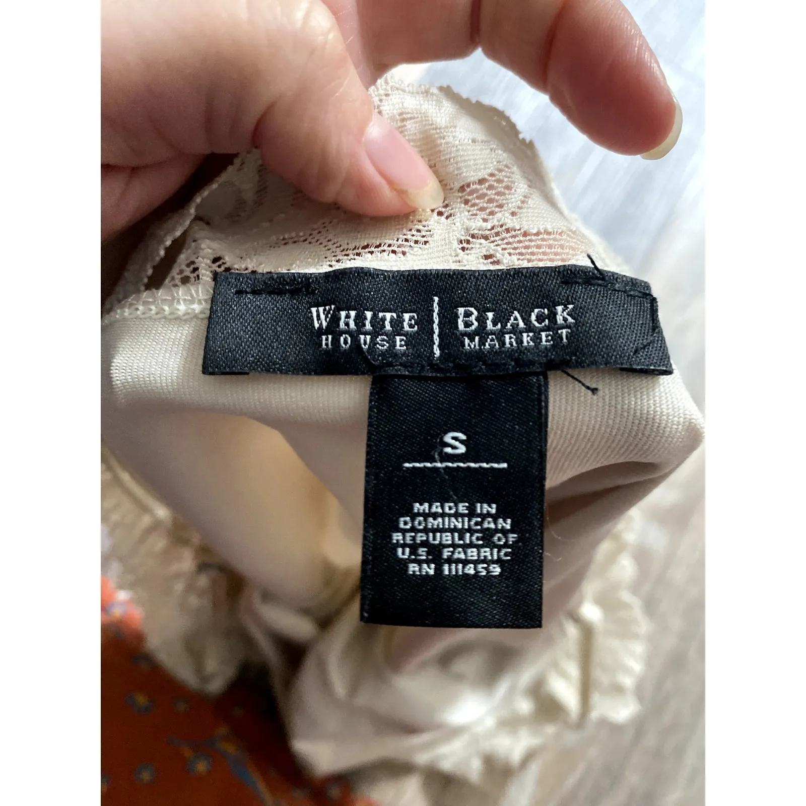 Dainty Lace Fairy Silk Tank Top Y2K Ivory Small Grunge Indie Sleaze‎ Slouchy 90s - Image 6