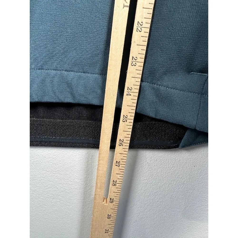 REI Co-op Women Soft Shell Cycling Jacket Large Long Sleeve Teal Blue Reflective - Image 9