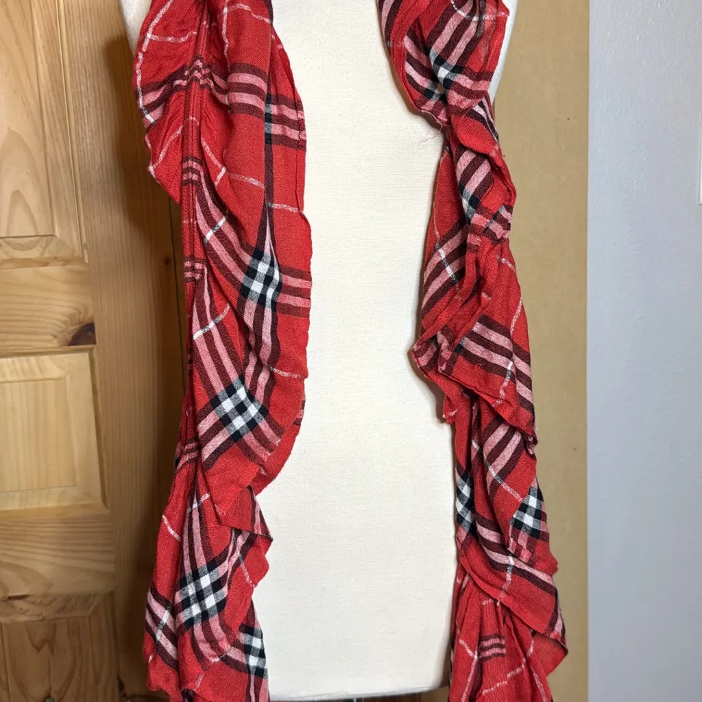 Lot of 9 Scarves Plaid Ombré Tie - Image 4