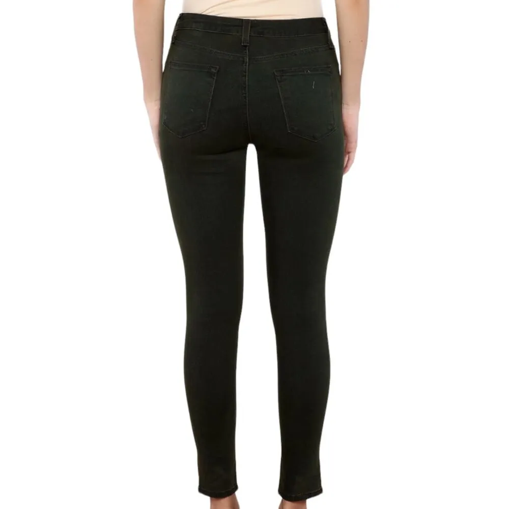 JUST BLACK Premium Skinny Sexy Black Denim Jeans ~ Women's Size 28 - Image 2