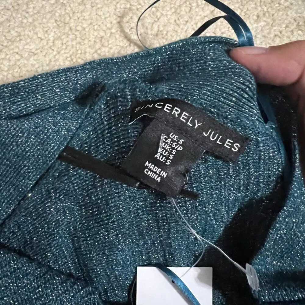 NWT Sincerely Jules small green sparkly dress - Image 7