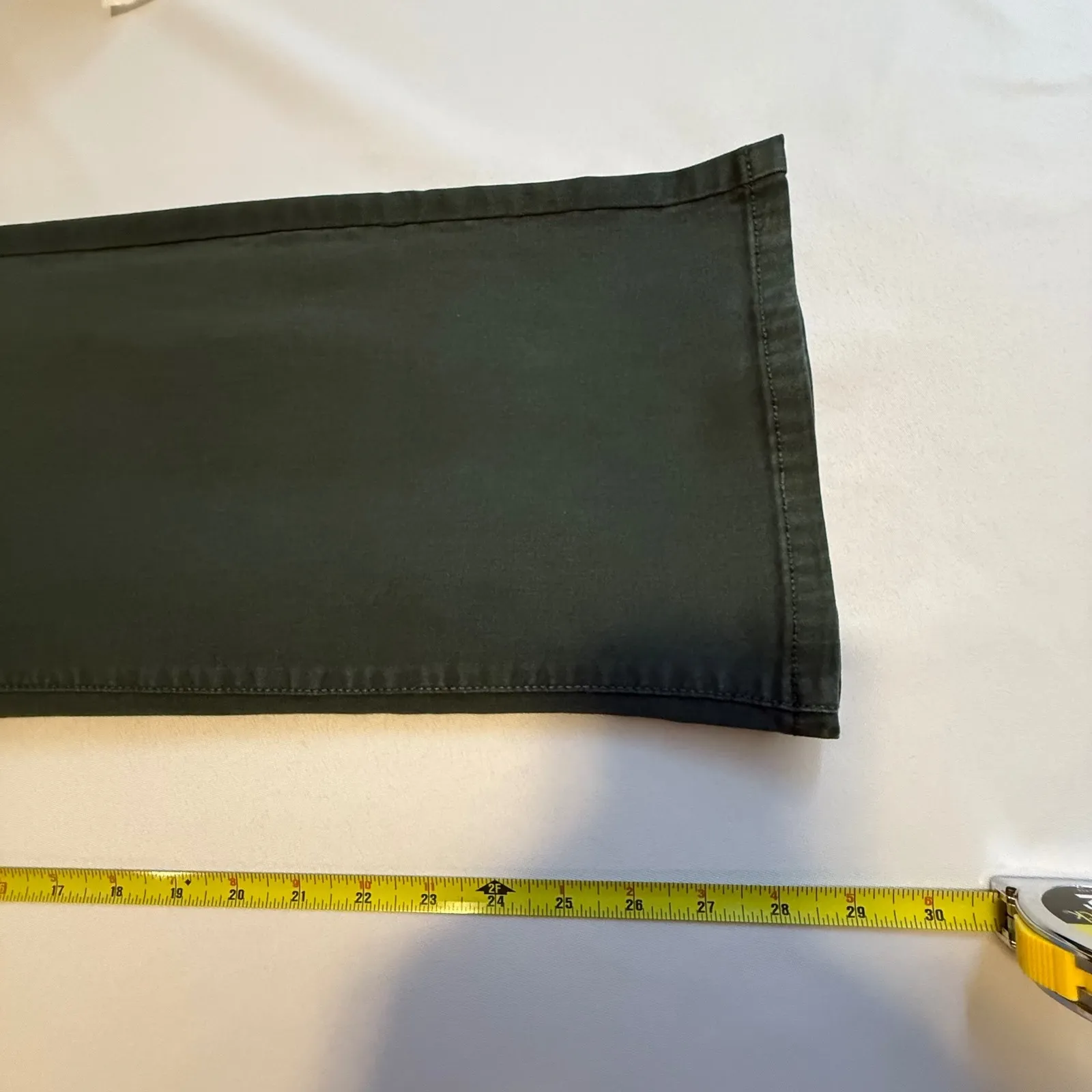 Maurices High Rise Flare Bootcut Leg Stretch‎ Pants Womens Sz 22W Short Green # - Image 9