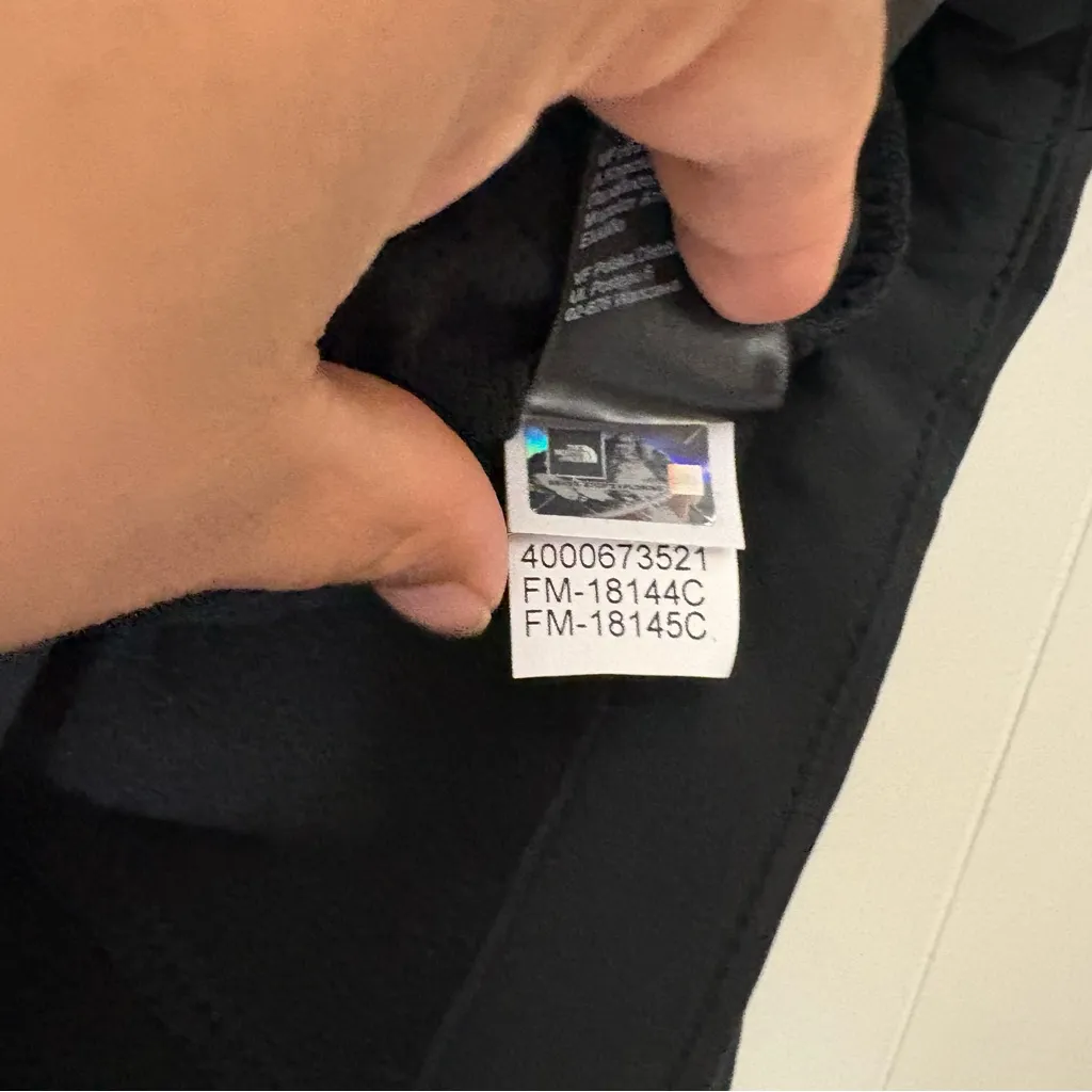 The North Face Apex Barrier Soft Shell Full Zip Jacket Black  Womens Logo Size L - Image 7