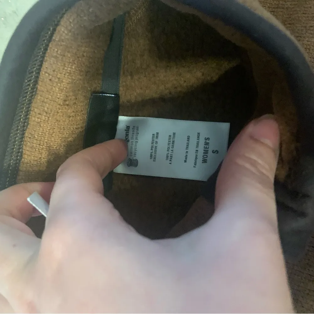 Patagonia Women's Better Sweater Jacket winter $158 brown outdoor Spring casual - Image 5