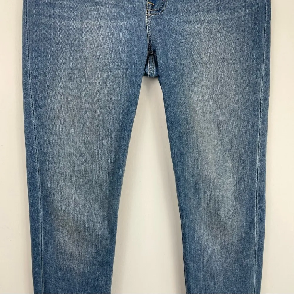 J. Crew High Rise Skinny Button Fly Light Medium Wash Jeans Sz 29 - Image 8