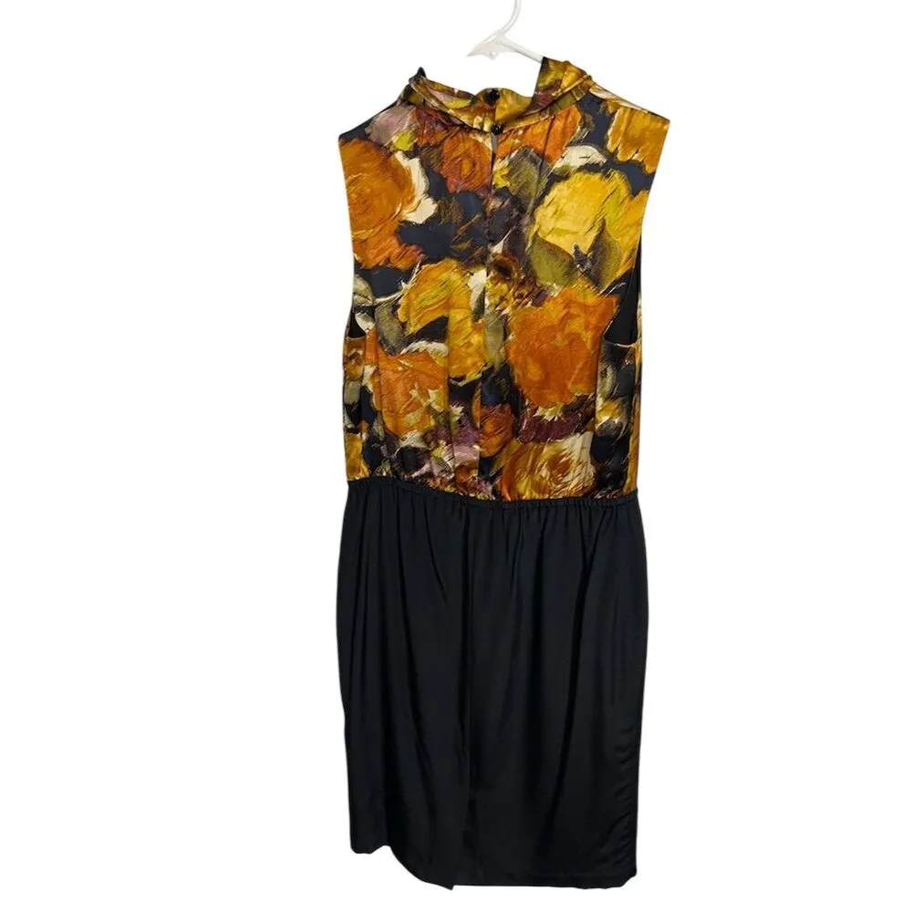 Pendleton Women's Silk Cowl Neck Sheath, Silk Dress Size 6 Multicolor Floral - Image 5