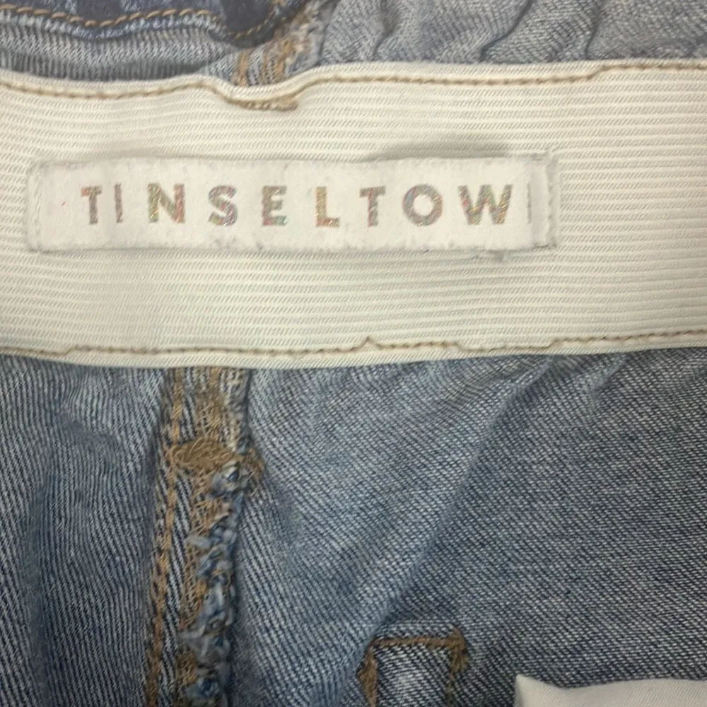 Tinseltown Stylish Blue Distressed Women's Jeans size 7 - Image 7