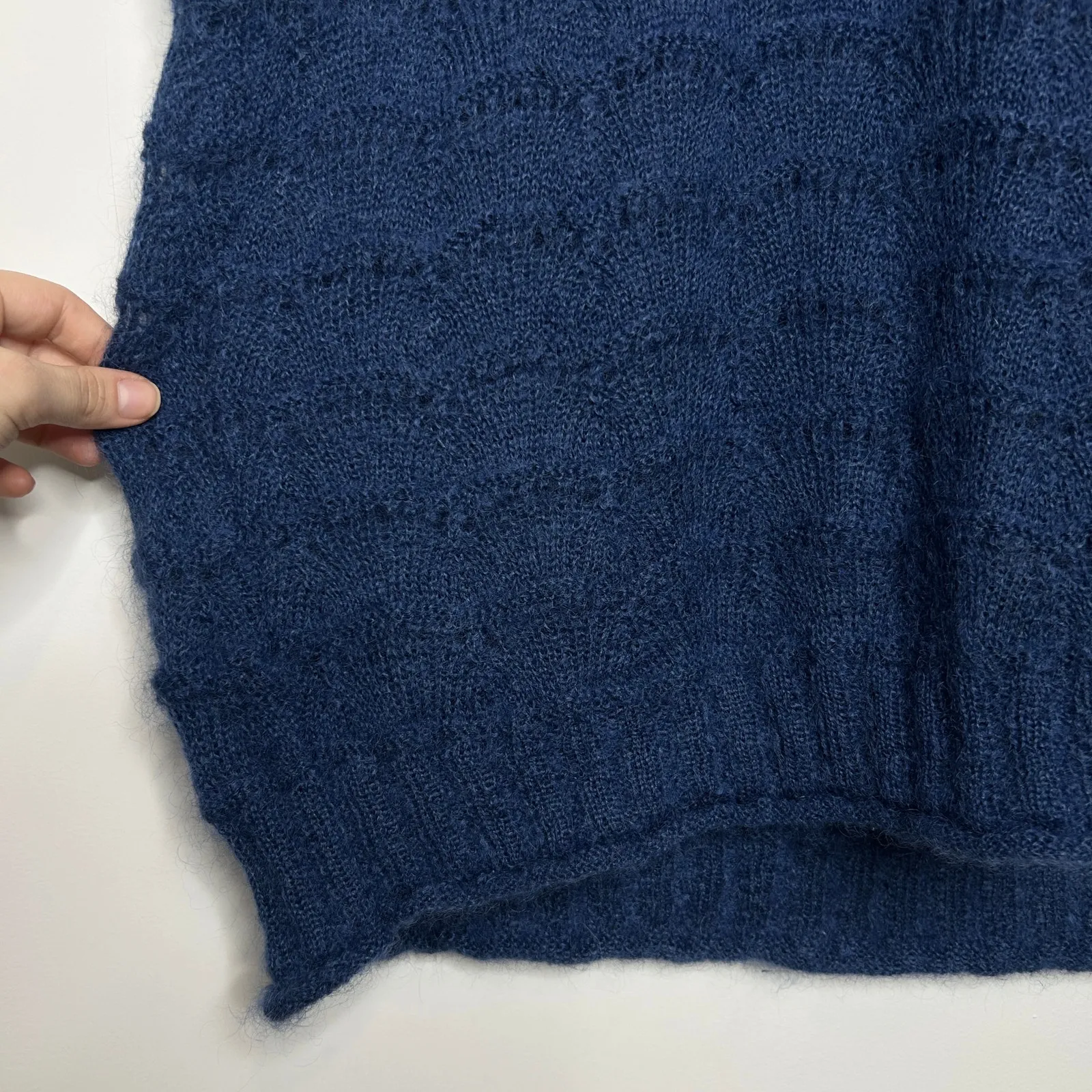 ESPRIT Vintage Y2K Knit Sweater Dress Womens Small Mohair Winter Retro Tunic - Image 3